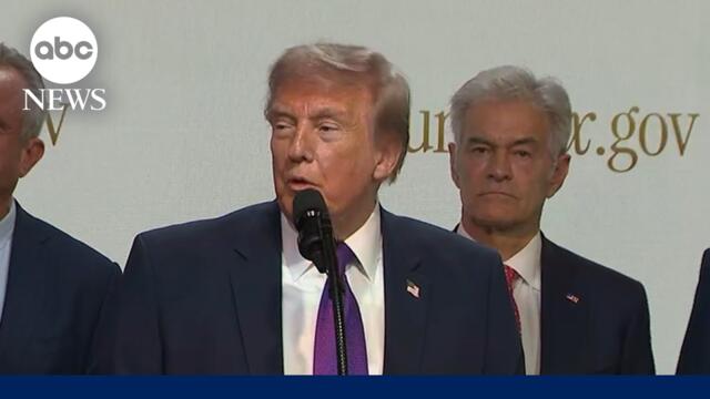 President Trump says he's postponing strikes on Iran in hopes of deal