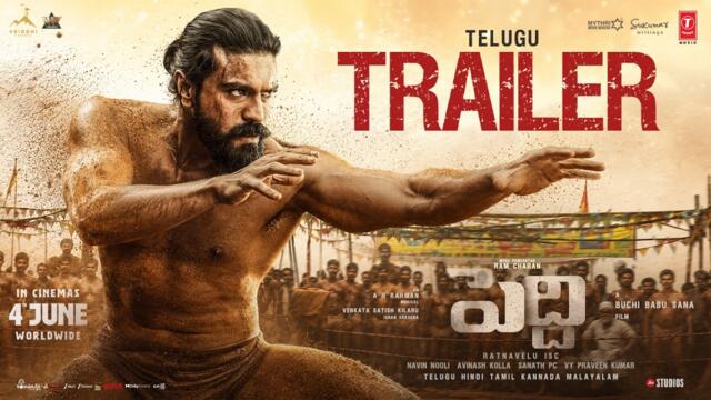 Peddi Official Trailer (Telugu) | Ram Charan | Janhvi Kapoor | A R Rahman | Buchi Babu Sana
