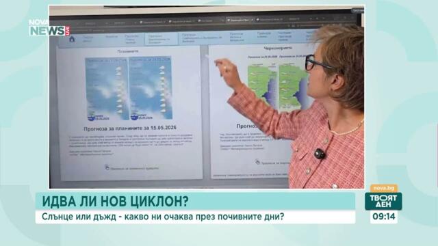 Гръмотевици и градушки през уикенда | 15 май 2026