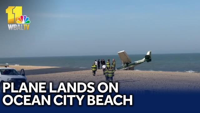 Small plane lands on beach, Ocean City fire officials say