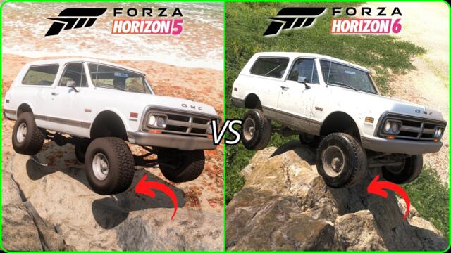 Forza 5 vs Forza 6 (Physics Graphics Details)