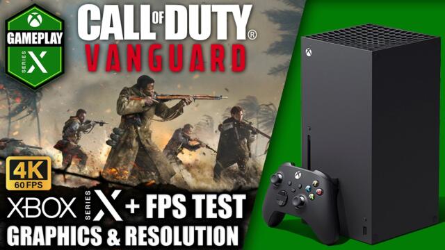Call of Duty Vanguard - Xbox Series X Gameplay + FPS Test