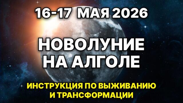 16-17 мая 2026 Новолуние на Алголе: инструкция по выживанию и трансформации