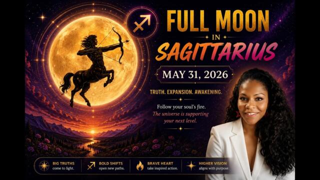 Full Moon in Sagittarius 2026 Forecast All 12 signs ✨ Unexpected Energy Ahead
