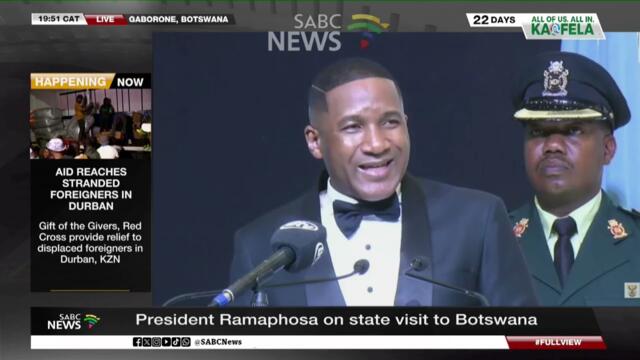 President Ramaphosa on state visit to Botswana