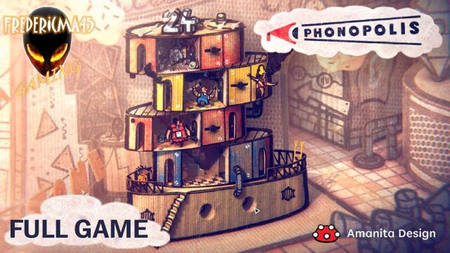 Phonopolis FULL GAME Walkthrough (Puzzle adventure Game by Amanita Design)