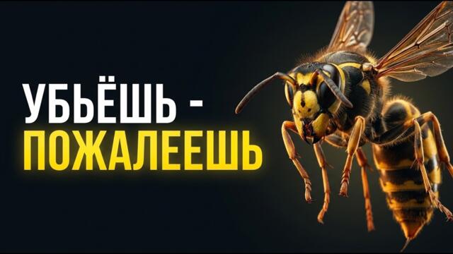 Почему НЕЛЬЗЯ убивать ос? (даже если вы их боитесь)