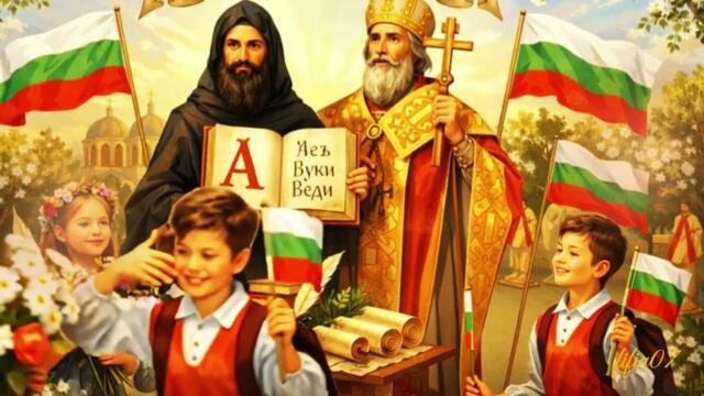 Химн за 24 май | Ден на светите братя Кирил и Методий, на българската азбука, просвета и култура ✨📚
