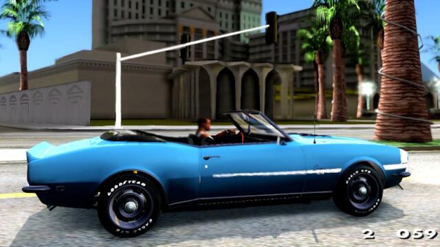 1968 Chevrolet Camaro RS SS 396 Convertible - GTA San Andreas _REVIEW
