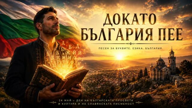 🇧🇬 ДОКАТО БЪЛГАРИЯ ПЕЕ | Най-емоционалната песен за 24 Май 2026