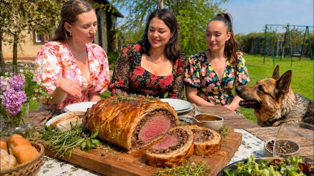 ♥️Hot girls cooking - Beef Wellington! A Dish You Could Eat All Day