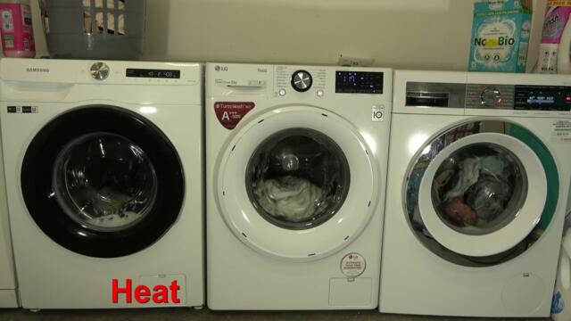 Wash Race - Samsung Serie 5+ vs. LG Turbowash 360 vs. Bosch series 8 / Mixed 30'c