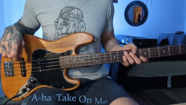 A-ha - Take On Me bass cover
