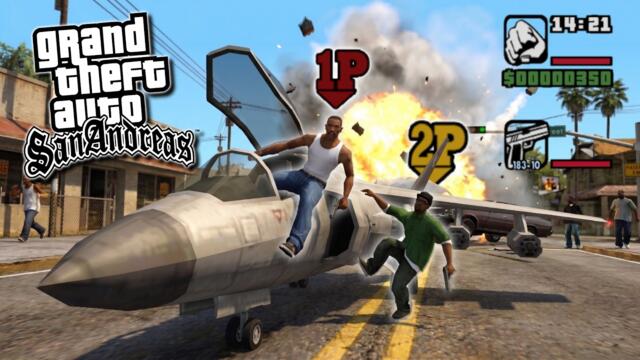 Probé TODAS las formas de jugar GTA San Andreas de 2 JUGADORES
