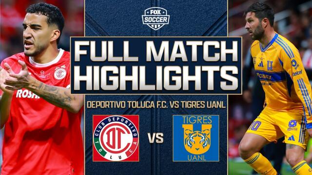 Deportivo Toluca F.C. vs Tigres UANL CONCACAF Champions Cup Final Highlights ⚽ FOX Soccer