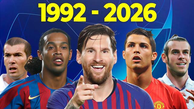 Best Goal of Each Champions League Season (1992 - 2026)