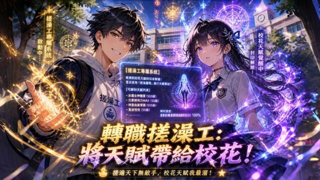 【Multi Sub】🔥爆更！《轉職搓澡工：將天賦帶給校花》1-60 集｜都市超凡降臨人間！搓澡渡天賦給校花，雙雙封神震懾全校！
