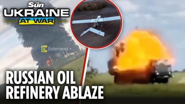 Ukraine smashes Russian oil pumping site deep behind enemy lines in Kirov region