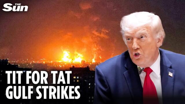 Kuwait targeted by Tehran ballistics as Trump tells US ‘just sit back and relax’ after Iran strikes