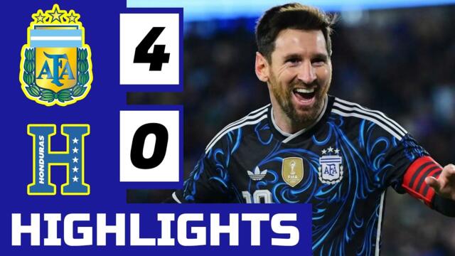 Argentina Vs Honduras (4-0) Highlights 2026 • Messi Goal Pre World Cup | Hasil Bola Tadi Malam • IM