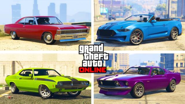 The Best Muscle Cars in GTA Online
