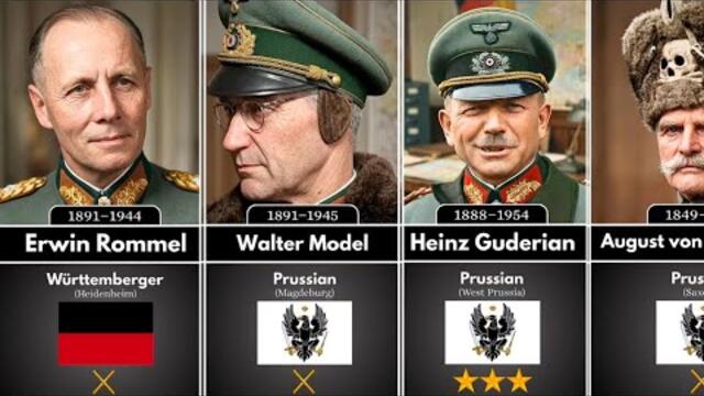 The Ancestral Roots of Germany's greatest generals