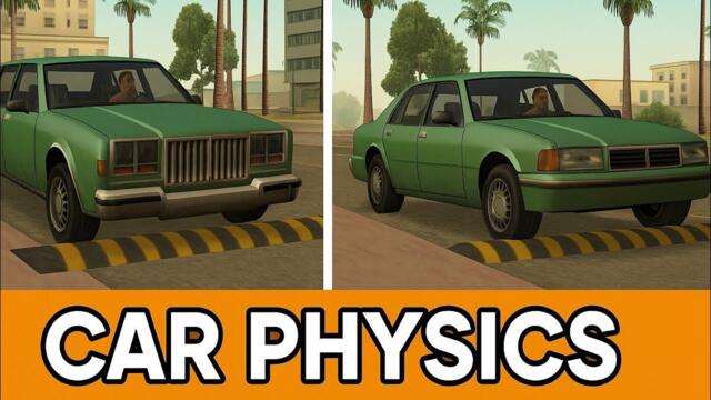 NPC Realistic Car Physics Mod for GTA San Andreas | Steering, Suspension & Wheel Fix!