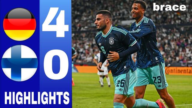 Germany vs Finland 4-0 Highlights | Deniz Undav brace &  Florian Wirtz Goal _ Musiala Goal