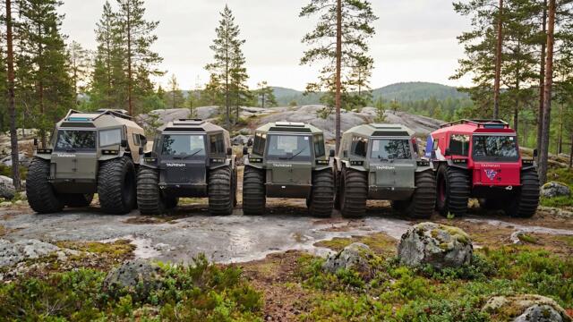 5 вездеходов Тайфун за месяц: Камчатка, Бурятия, Ленобласть и «вторая ракета» 3.2 на автомате