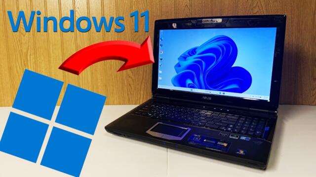 Installing Windows 11 on a 16 Year Old Gaming Laptop!