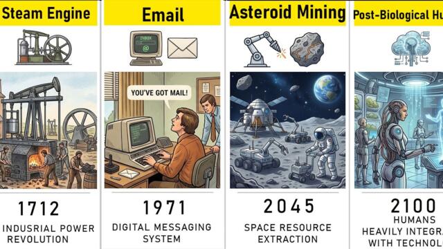 Evolution of Technology (1 Million BCE – 2100)