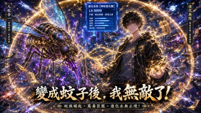 【Multi Sub】🔥爆更！《變成蚊子後，我無敵了》1-60 集｜意外重生化為蚊子，激活進化系統，體型雖小卻無人能敵！
