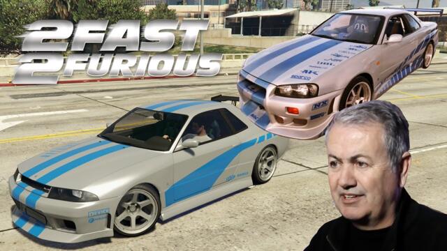 GTA 5 - F&F 2 Skyline GT-R Build W/ CRAIG LIEBERMAN! - Elegy Retro Customization
