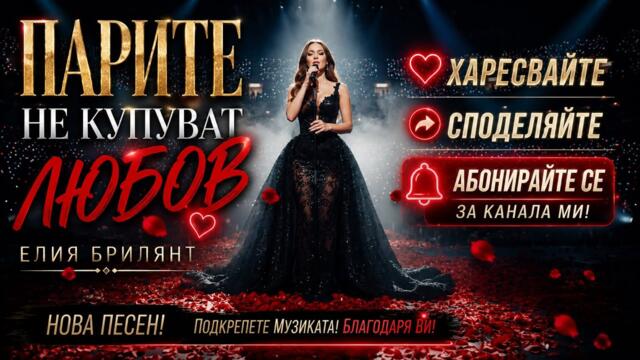 Парите не купуват любов ❤️ | Елия Брилянт | Официална авторска песен 2026