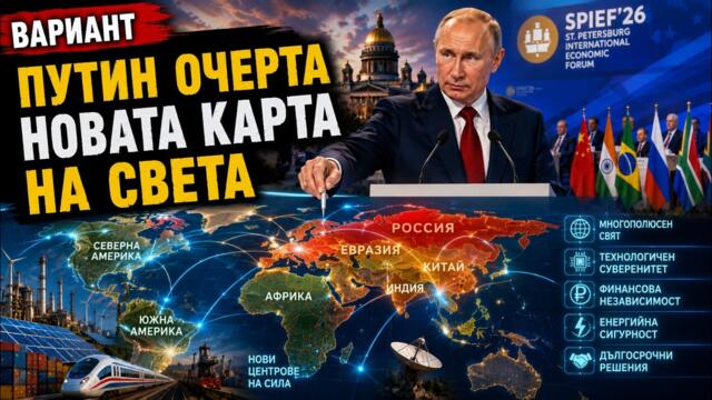 ПУТИН ОЧЕРТА НОВАТА КАРТА НА СВЕТА,  Вариант #901
