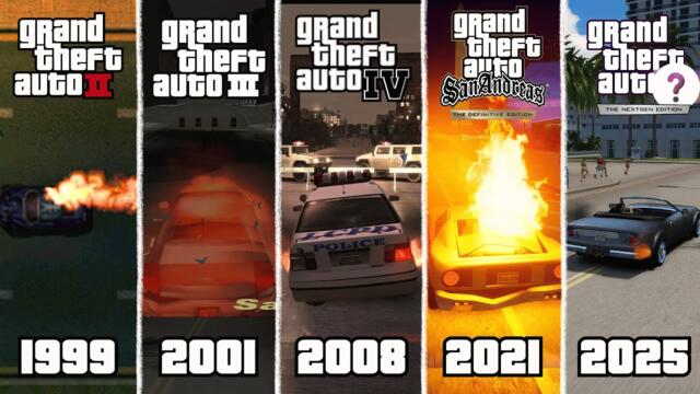 Exploding Cars in Every GTA Game (1997–2025)
