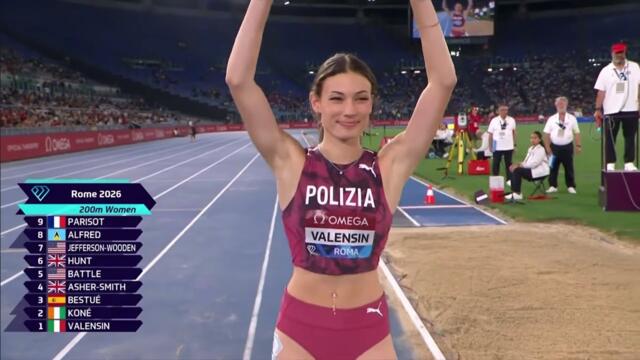 Diamond league 💎 Rome 2026 200m women’s #diamondleague2026 #athletics #athlete #sports #200m