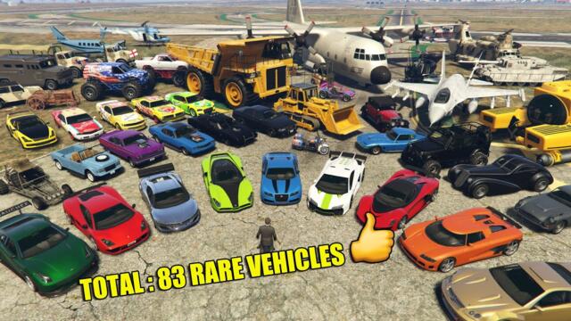 All Rare & Secret Cars in GTA 5 (Hidden Vehicle Locations Guide - Story Mode)
