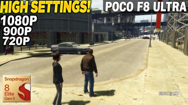 GTA 4 Snapdragon 8 Elite Gen 5 Winlator - Poco F8 Ultra