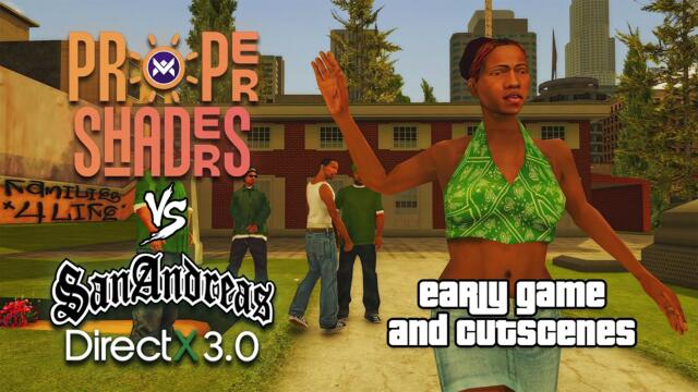 GTA San Andreas: Proper Shaders vs SA_DirectX 3.0 Comparison (Alpha 06/26)