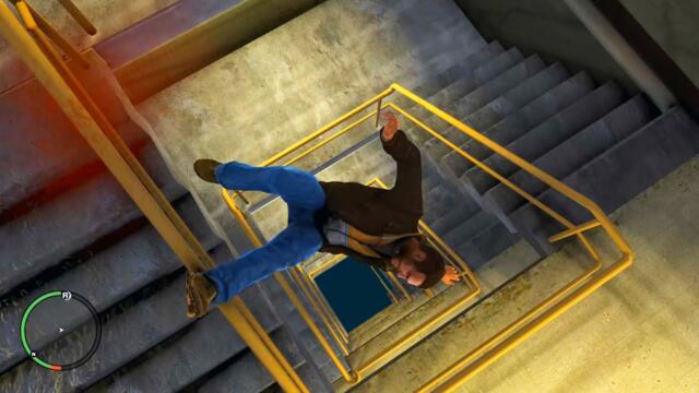 GTA IV — Stairwell of Death Ragdoll Compilation (EUPHORIA Physics)