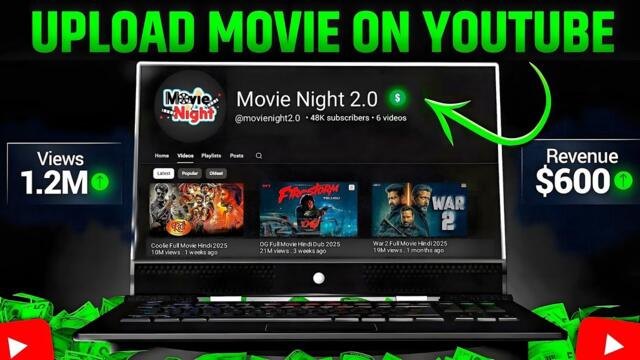 How To Upload Movies On YouTube Without Copyright 🤑