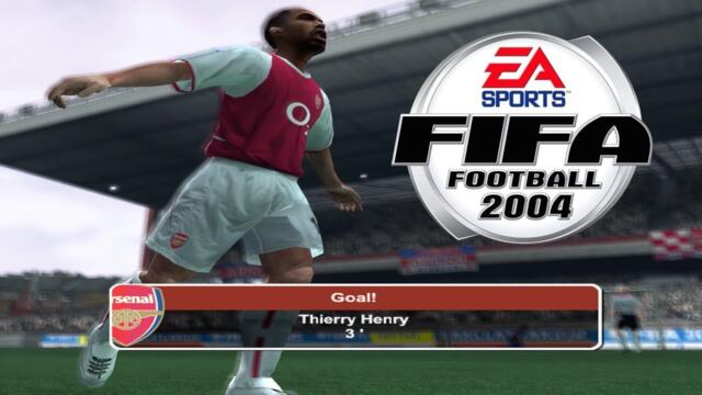 FIFA 2004 -  Arsenal vs Liverpool (4K60FPS)