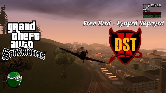 GTA San Andreas: Free Bird - Lynyrd Skynyrd (With English Subtitle)