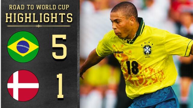 Brazil vs Denmark | Before R9, Ronaldo Was Ronaldinho | Road to Atlanta 1996