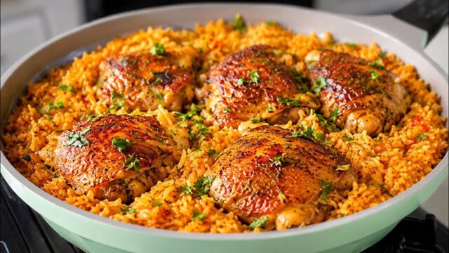When I Don't Feel Like Cooking, I Make This Chicken & Rice | BUYDEEM Ceramic Nonstick Pan