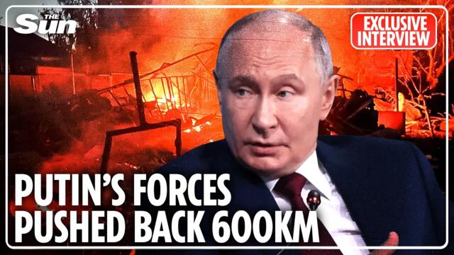 Putin's forces 'RETREAT from stronghold' as Ukraine turns tide and recaptures 600km of land