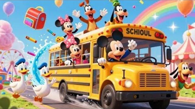😂 Mickey’s Crazy School Bus Ride Gone Wrong! 🚌 | Funny Kids Adventure Story & Cartoon Poem  🎉