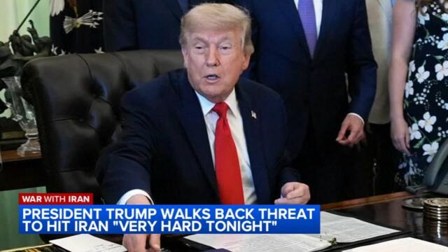 President Trump calls off latest threats to strike Iran, cites breakthrough in talks to end war