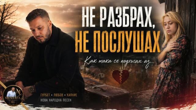 НЕ РАЗБРАХ НЕ ПОСЛУШАХ - ГУРБЕТСКА ПЕСЕН 2026 | MUSTAFA Aİ MUSİC